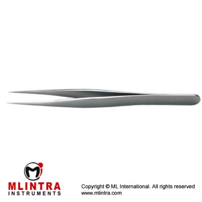 Jewelers Forcep 3c # Straight,0.08 x 0.04mm tips, 11cm